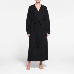 COZY KNIT UNISEX ROBE | ONYX
