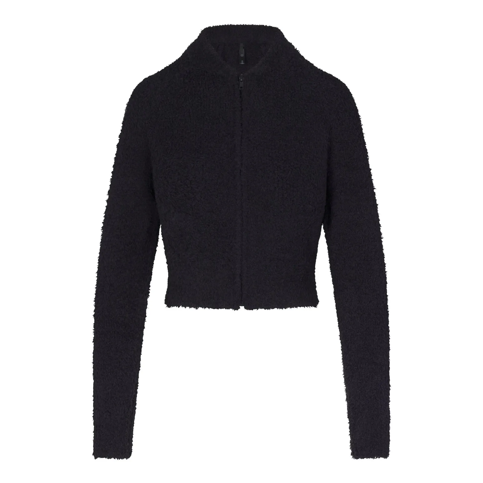 COZY KNIT ZIP UP | ONYX