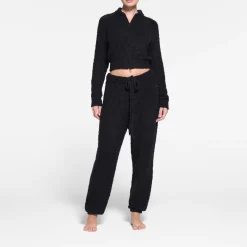 COZY KNIT ZIP UP | ONYX