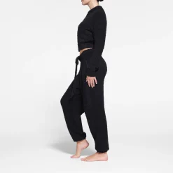 COZY KNIT ZIP UP | ONYX
