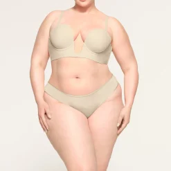 DEEP PLUNGE SHAPEWEAR BRA | SAND