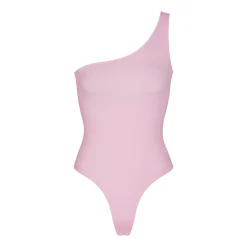ESSENTIAL ONE SHOULDER BODYSUIT | CHERRY BLOSSOM