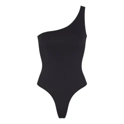 ESSENTIAL ONE SHOULDER BODYSUIT | ONYX