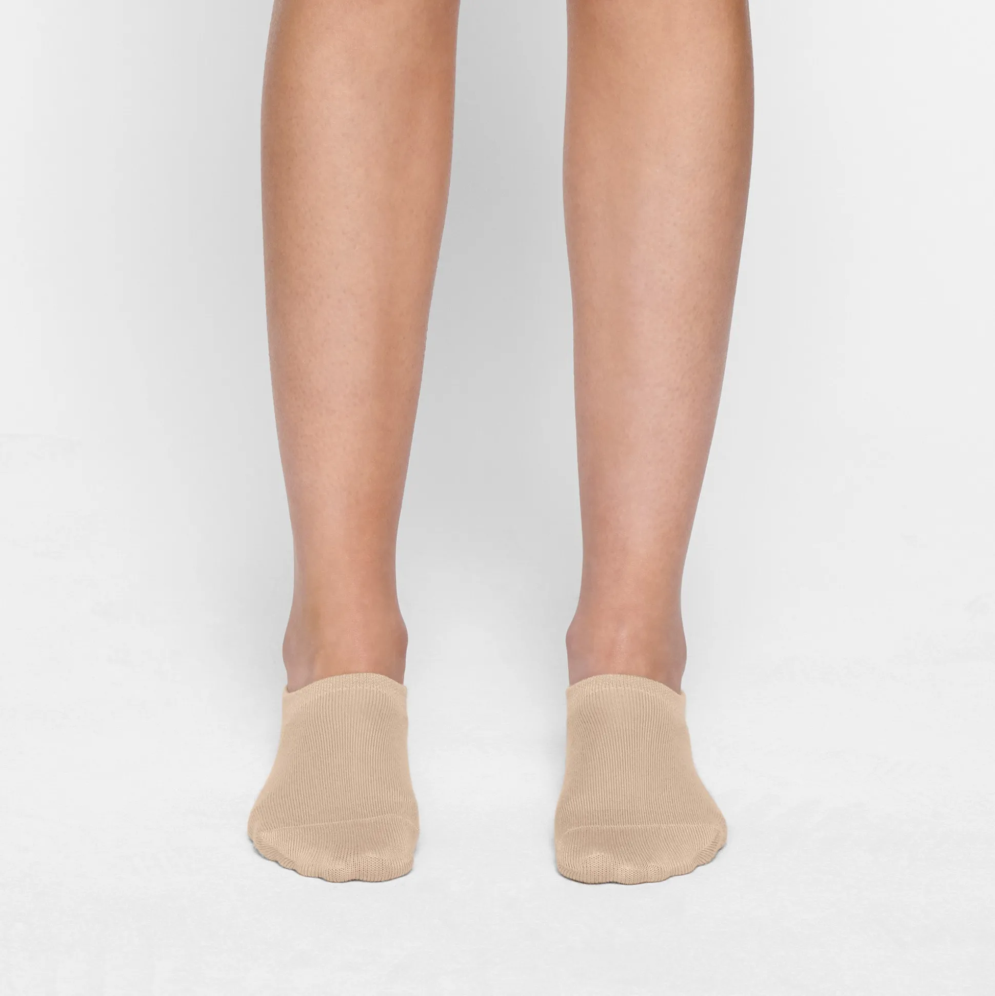 EVERYDAY LOW RIB ANKLE SOCK | SAND