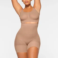 EVERYDAY SCULPT HIGH-WAISTED MID THIGH SHORT | SIENNA
