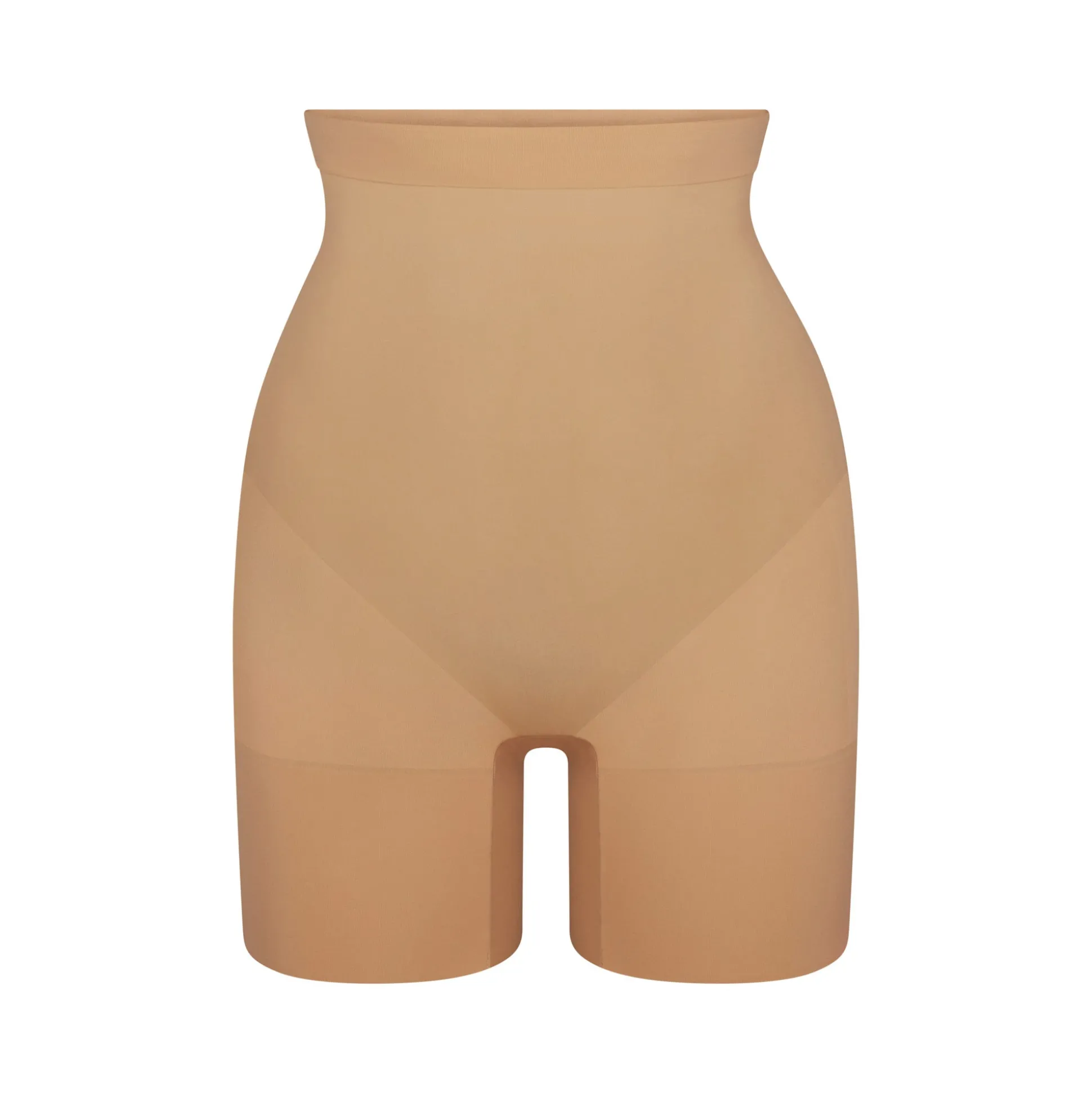 EVERYDAY SCULPT HIGH-WAISTED MID THIGH SHORT | OCHRE