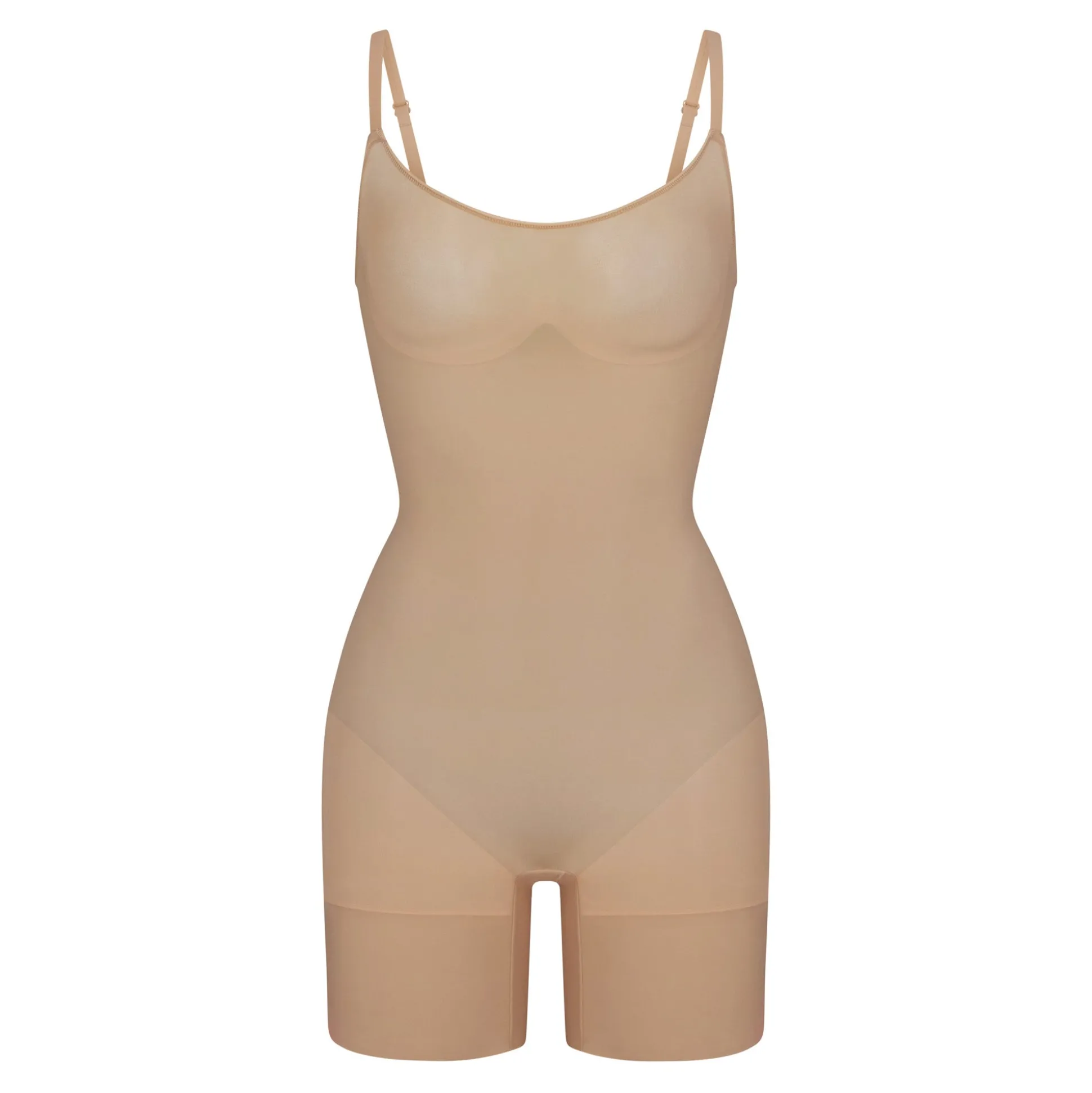 EVERYDAY SCULPT MID THIGH BODYSUIT | CLAY