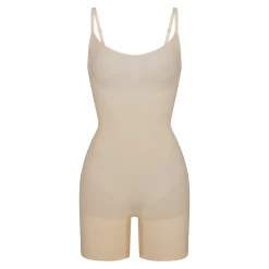EVERYDAY SCULPT MID THIGH BODYSUIT | SAND