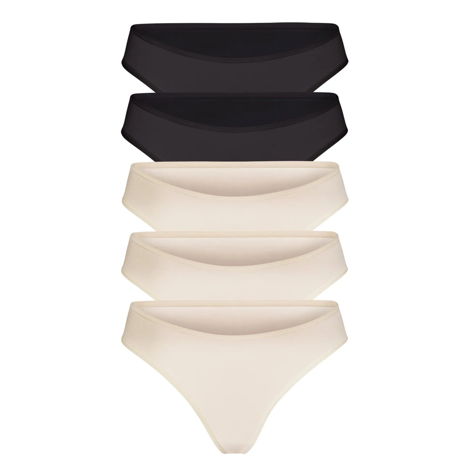 FITS EVERYBODY CHEEKY BRIEF MULTI 5-PACK | SAND MULTI