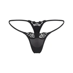 FITS EVERYBODY CORDED LACE STRING THONG | ONYX