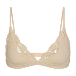 FITS EVERYBODY CORDED LACE TRIANGLE BRALETTE | SAND