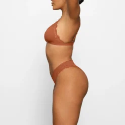 FITS EVERYBODY CORDED LACE TANGA | BRONZE
