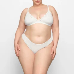 FITS EVERYBODY CORDED LACE TANGA | MARBLE