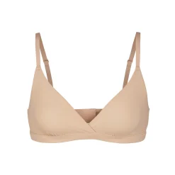 FITS EVERYBODY CROSSOVER BRALETTE | CLAY