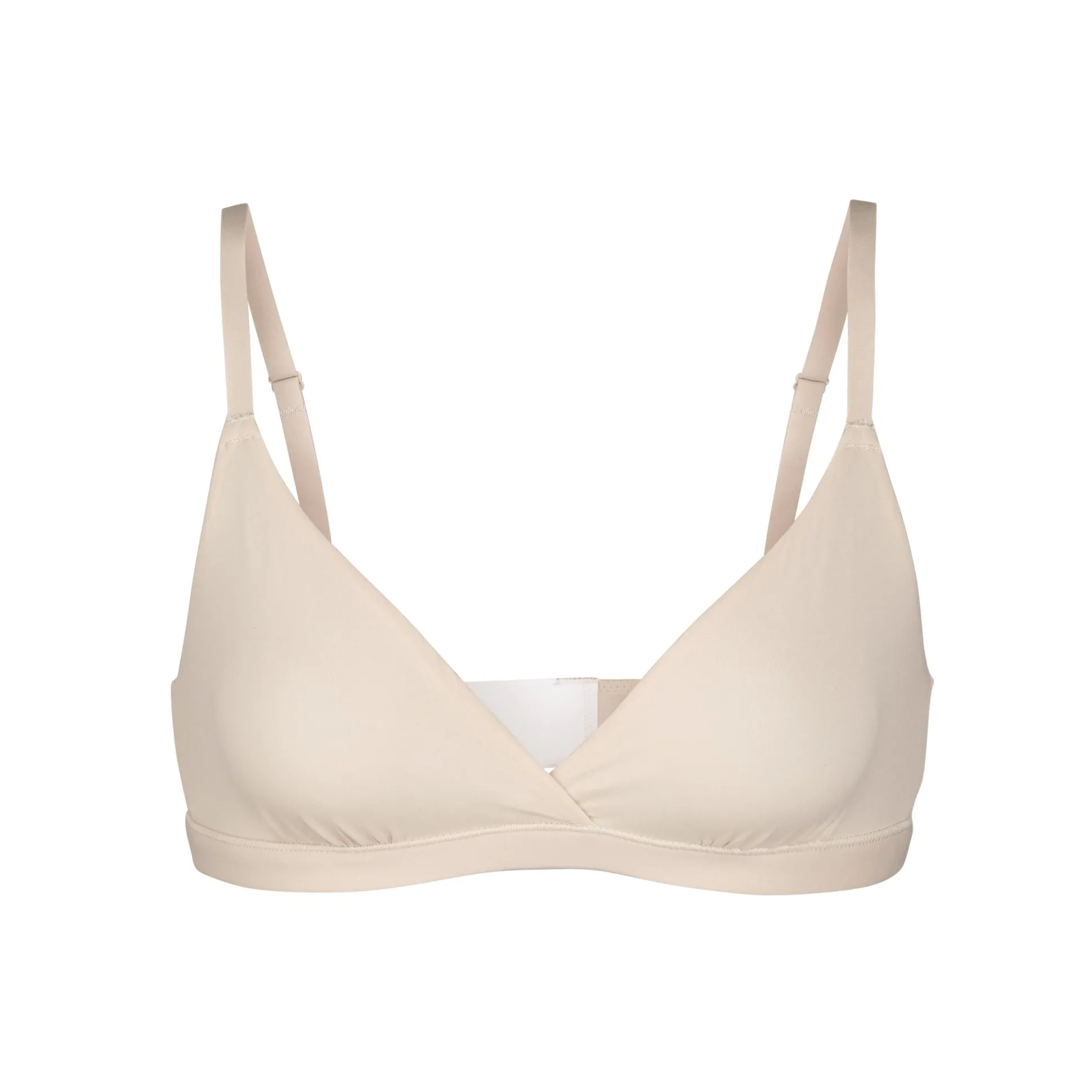 FITS EVERYBODY CROSSOVER BRALETTE | SAND