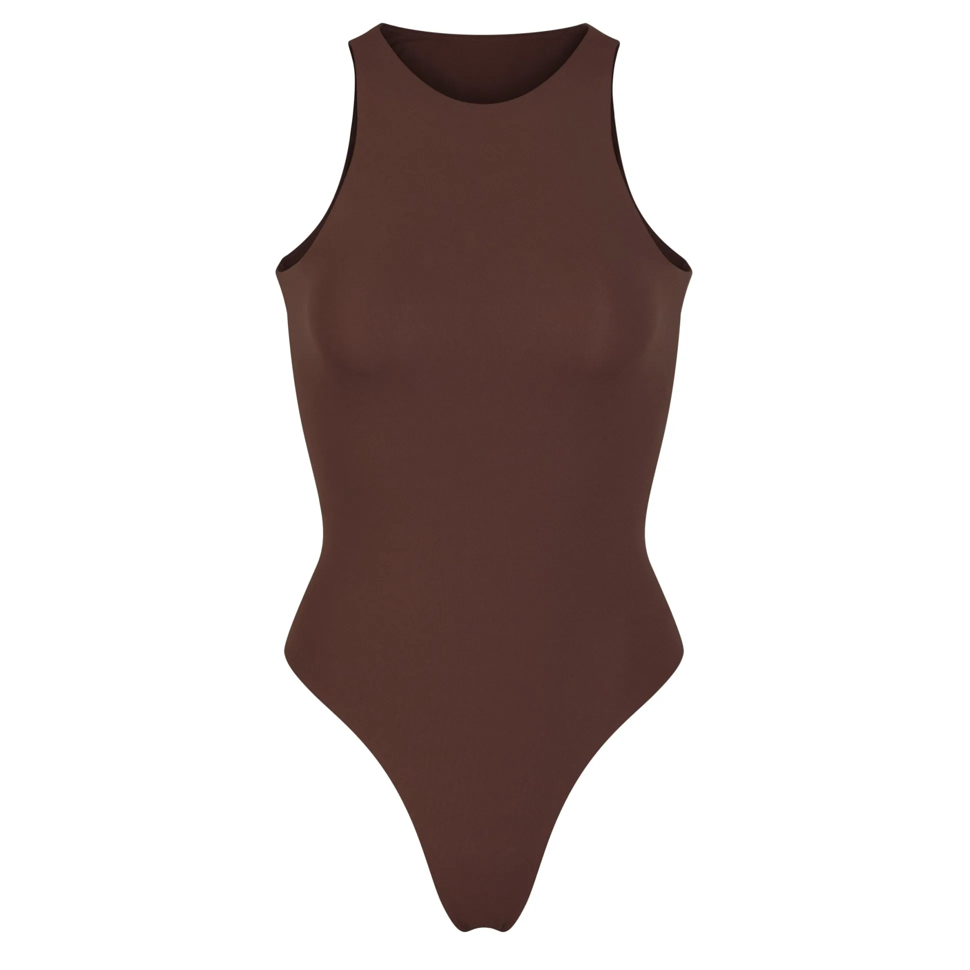 FITS EVERYBODY HIGH NECK BODYSUIT | COCOA