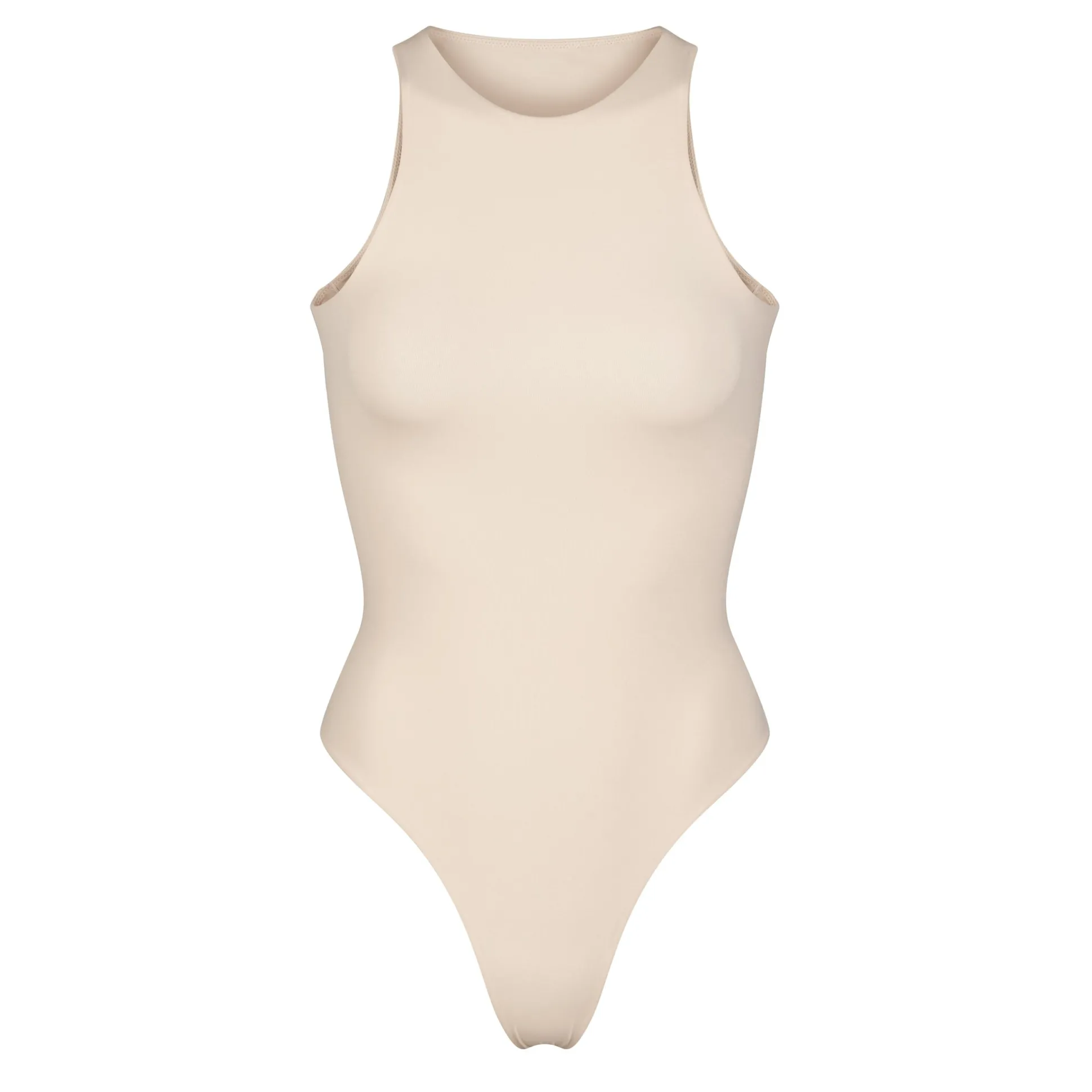 FITS EVERYBODY HIGH NECK BODYSUIT | SAND