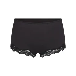 FITS EVERYBODY LACE BOY SHORT | ONYX