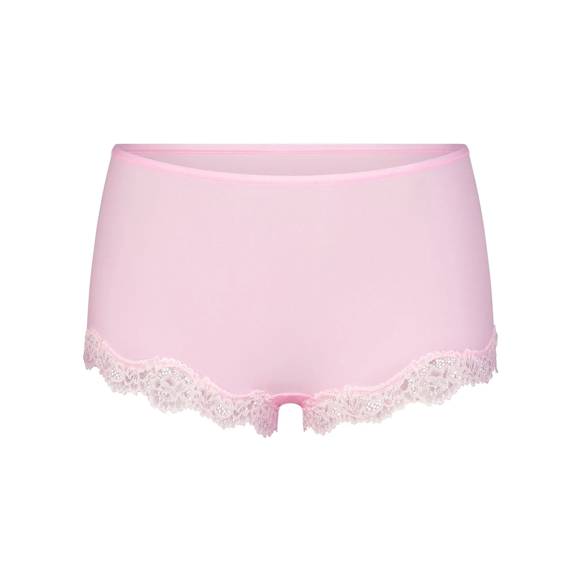 FITS EVERYBODY LACE BOY SHORT | CHERRY BLOSSOM TONAL