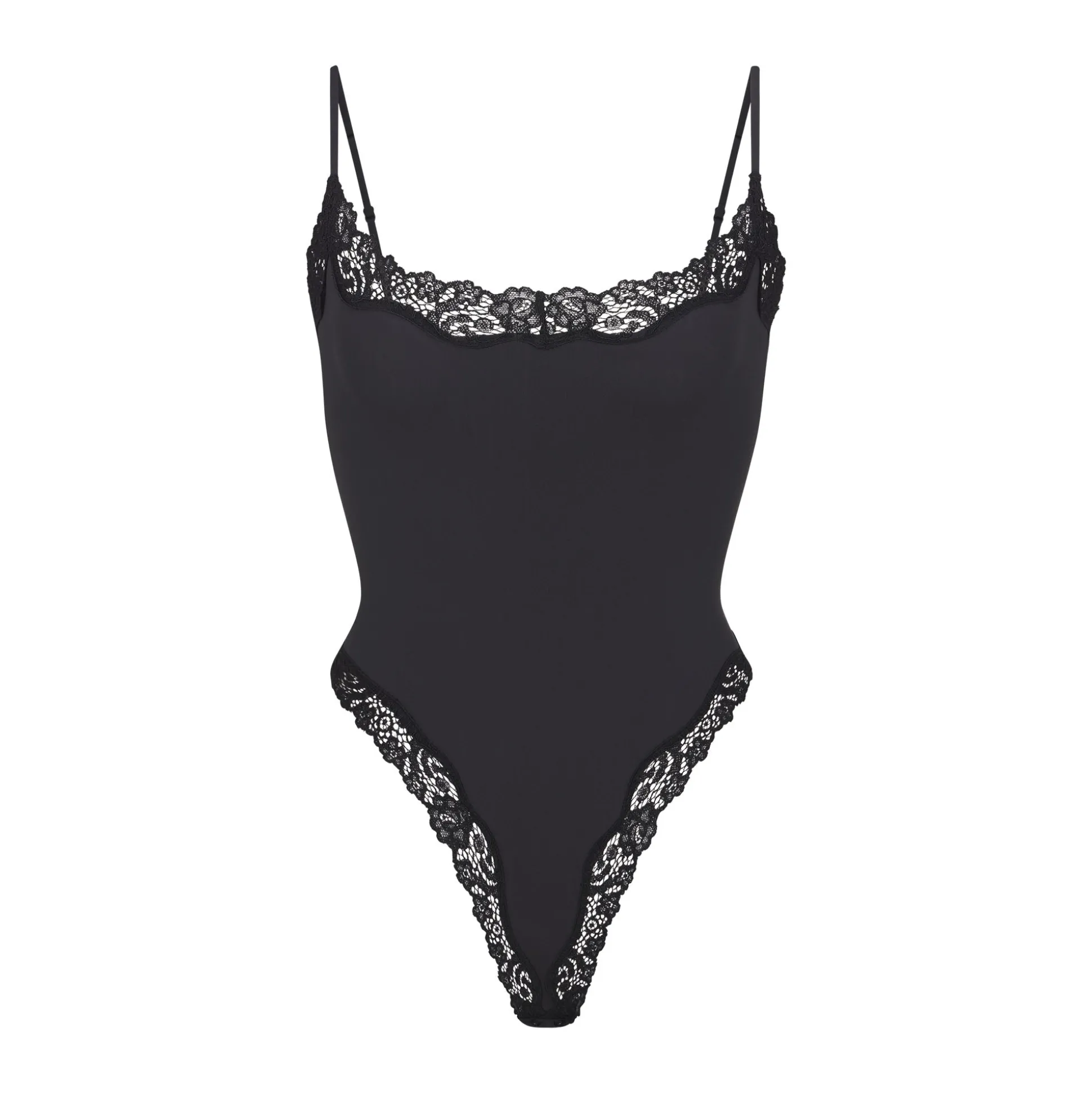 FITS EVERYBODY LACE CAMI BODYSUIT | ONYX