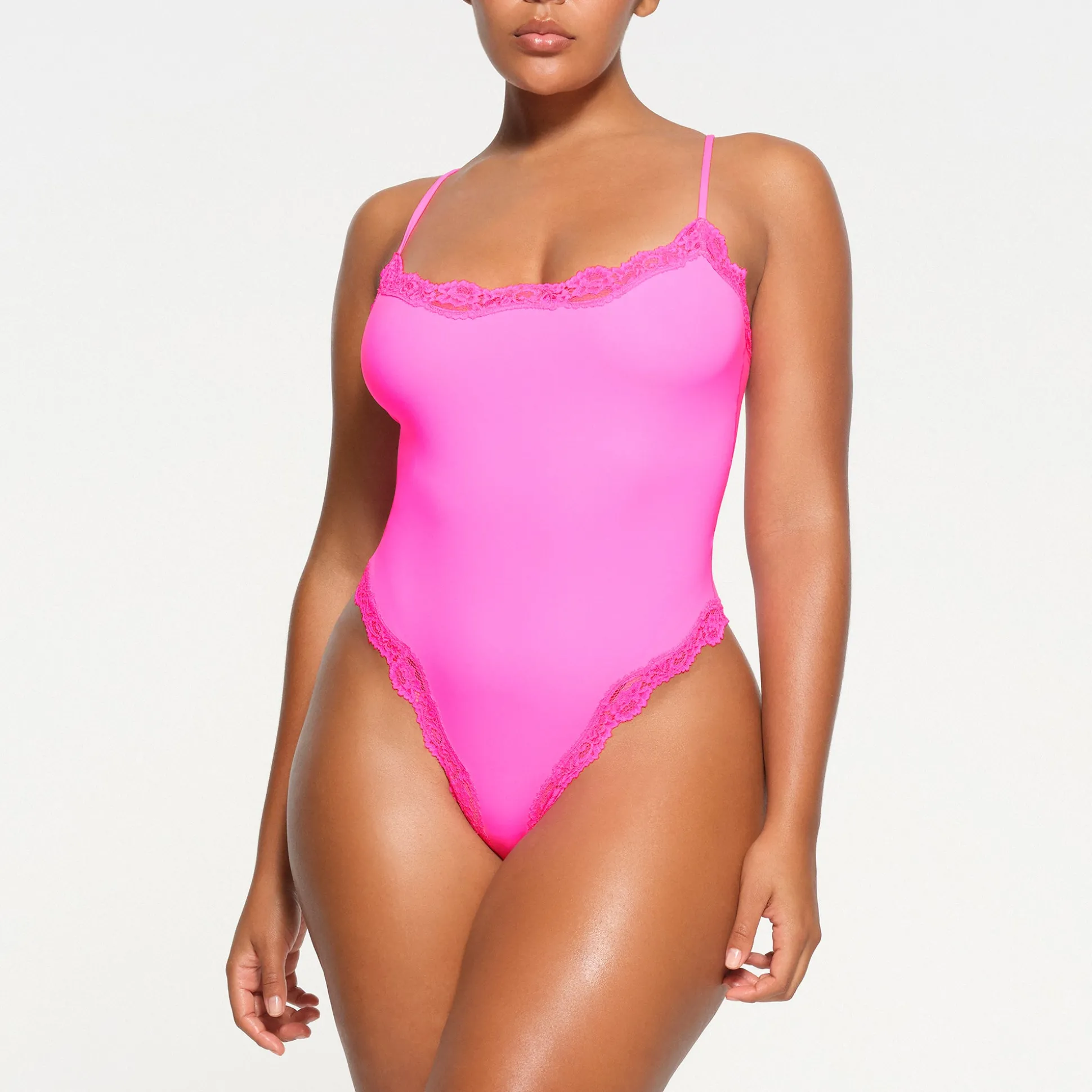 FITS EVERYBODY LACE CAMI BODYSUIT | TAFFY TONAL