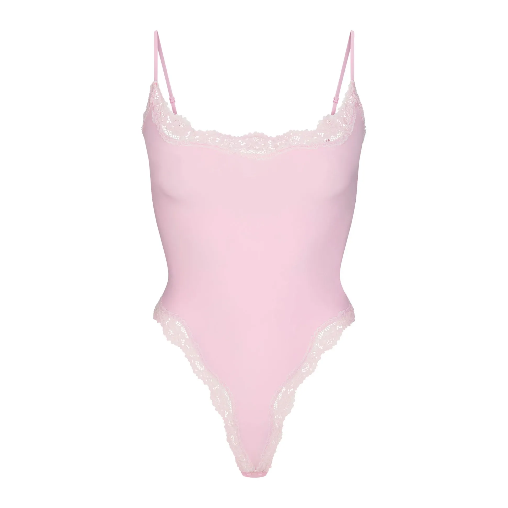 FITS EVERYBODY LACE CAMI BODYSUIT | CHERRY BLOSSOM TONAL