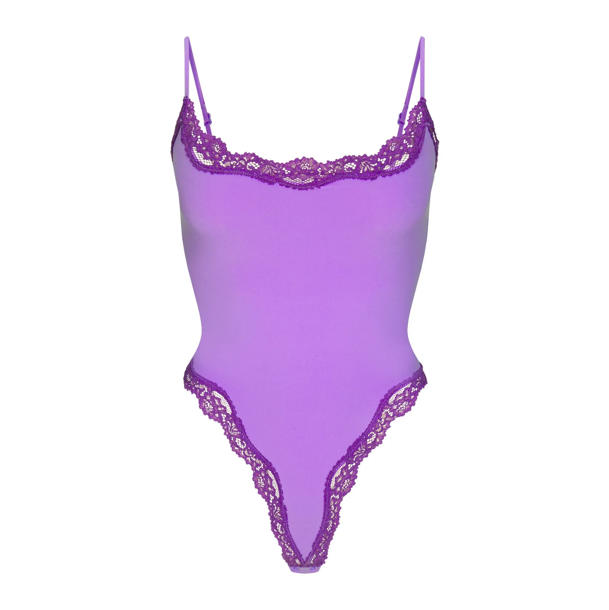 FITS EVERYBODY LACE CAMI BODYSUIT | ULTRA VIOLET TONAL