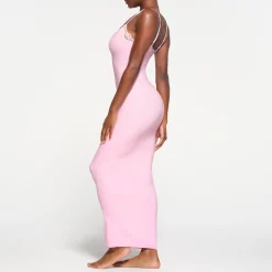 FITS EVERYBODY LACE LONG SLIP DRESS | CHERRY BLOSSOM TONAL