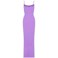 FITS EVERYBODY LACE LONG SLIP DRESS | ULTRA VIOLET TONAL
