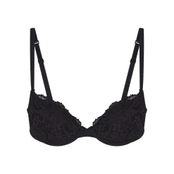 FITS EVERYBODY LACE PUSH-UP BRA | ONYX