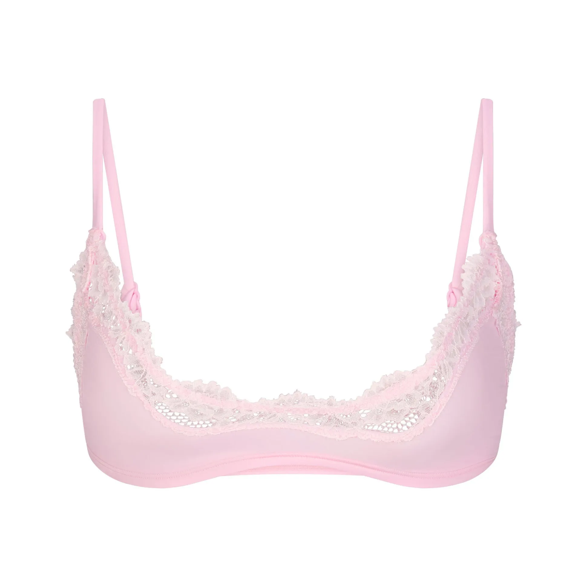 FITS EVERYBODY LACE SCOOP BRALETTE | CHERRY BLOSSOM TONAL