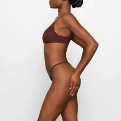 FITS EVERYBODY LACE SCOOP BRALETTE | COCOA