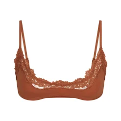 FITS EVERYBODY LACE SCOOP BRALETTE | BRONZE