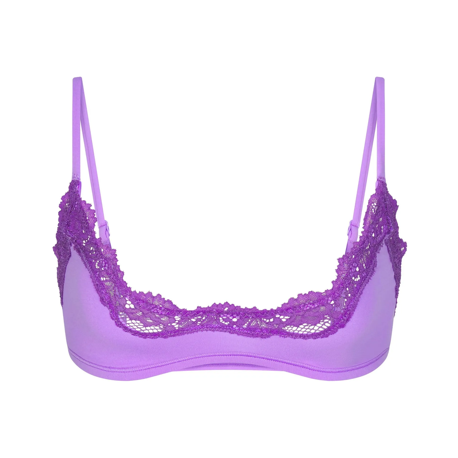 FITS EVERYBODY LACE SCOOP BRALETTE | ULTRA VIOLET TONAL