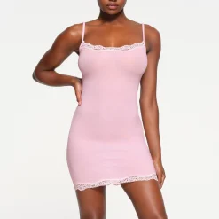 FITS EVERYBODY LACE SLIP DRESS | CHERRY BLOSSOM TONAL