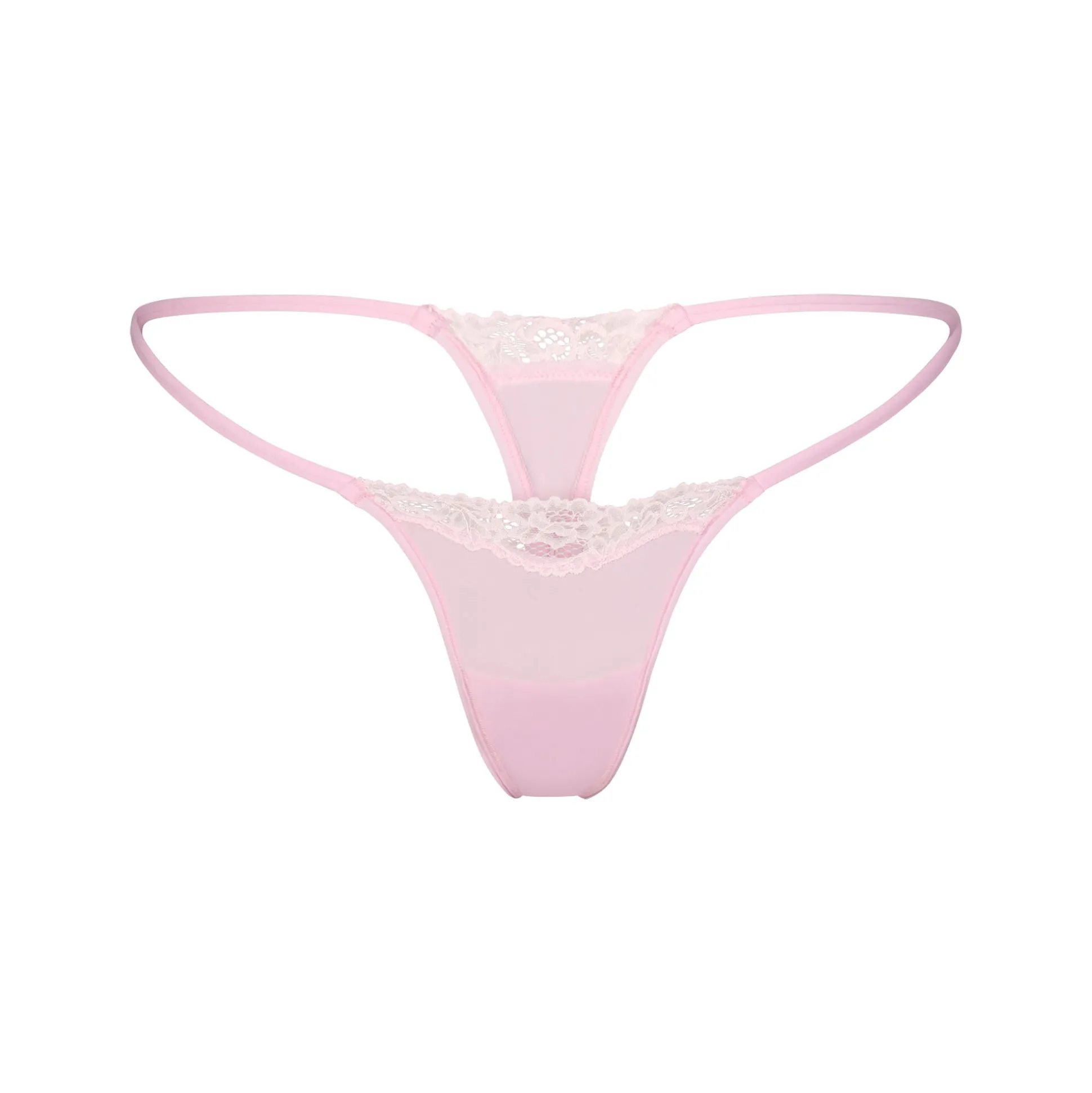 FITS EVERYBODY LACE STRING THONG | CHERRY BLOSSOM TONAL