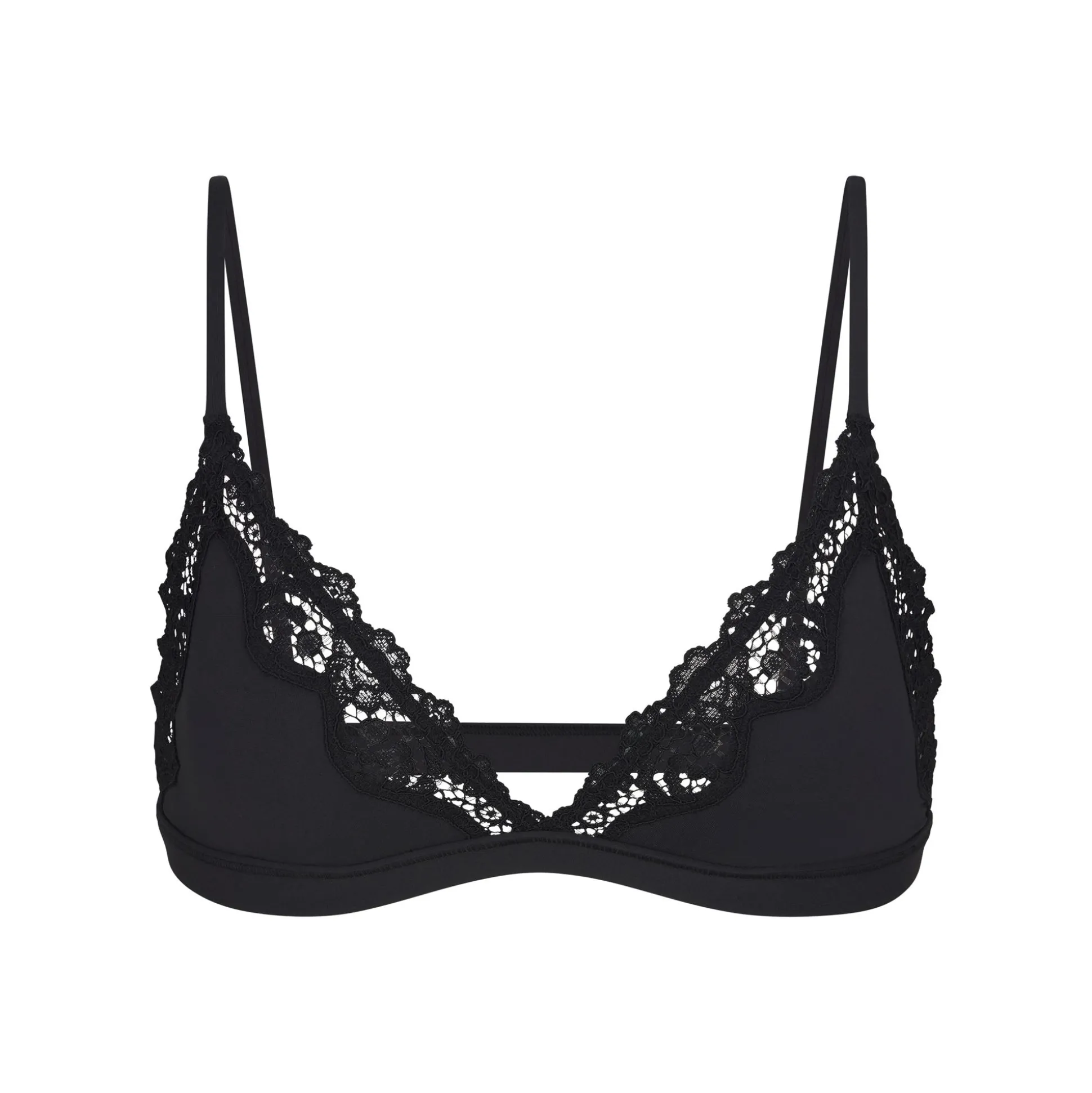 FITS EVERYBODY LACE TRIANGLE BRALETTE | ONYX