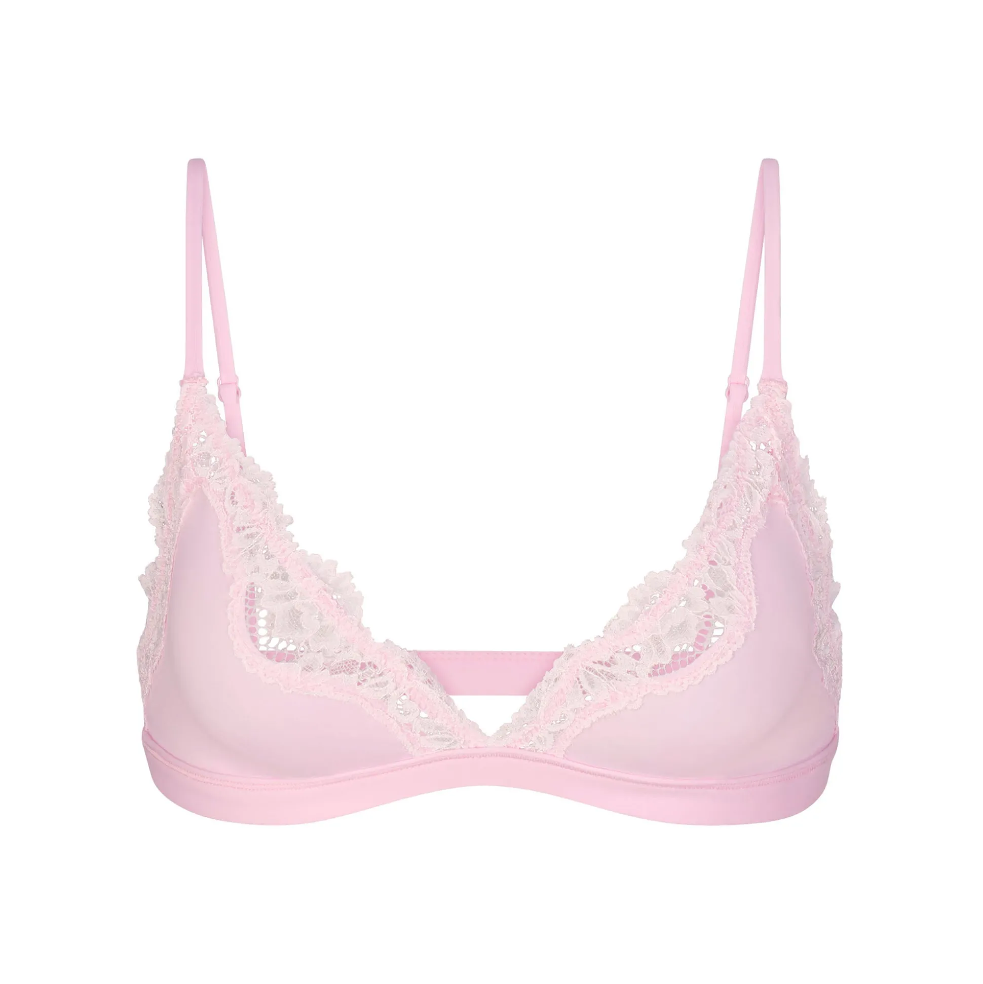 FITS EVERYBODY LACE TRIANGLE BRALETTE | CHERRY BLOSSOM TONAL