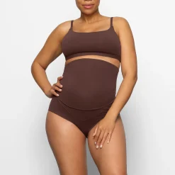 FITS EVERYBODY MATERNITY PUMPING SCOOP BRALETTE | COCOA