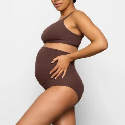 FITS EVERYBODY MATERNITY PUMPING SCOOP BRALETTE | COCOA