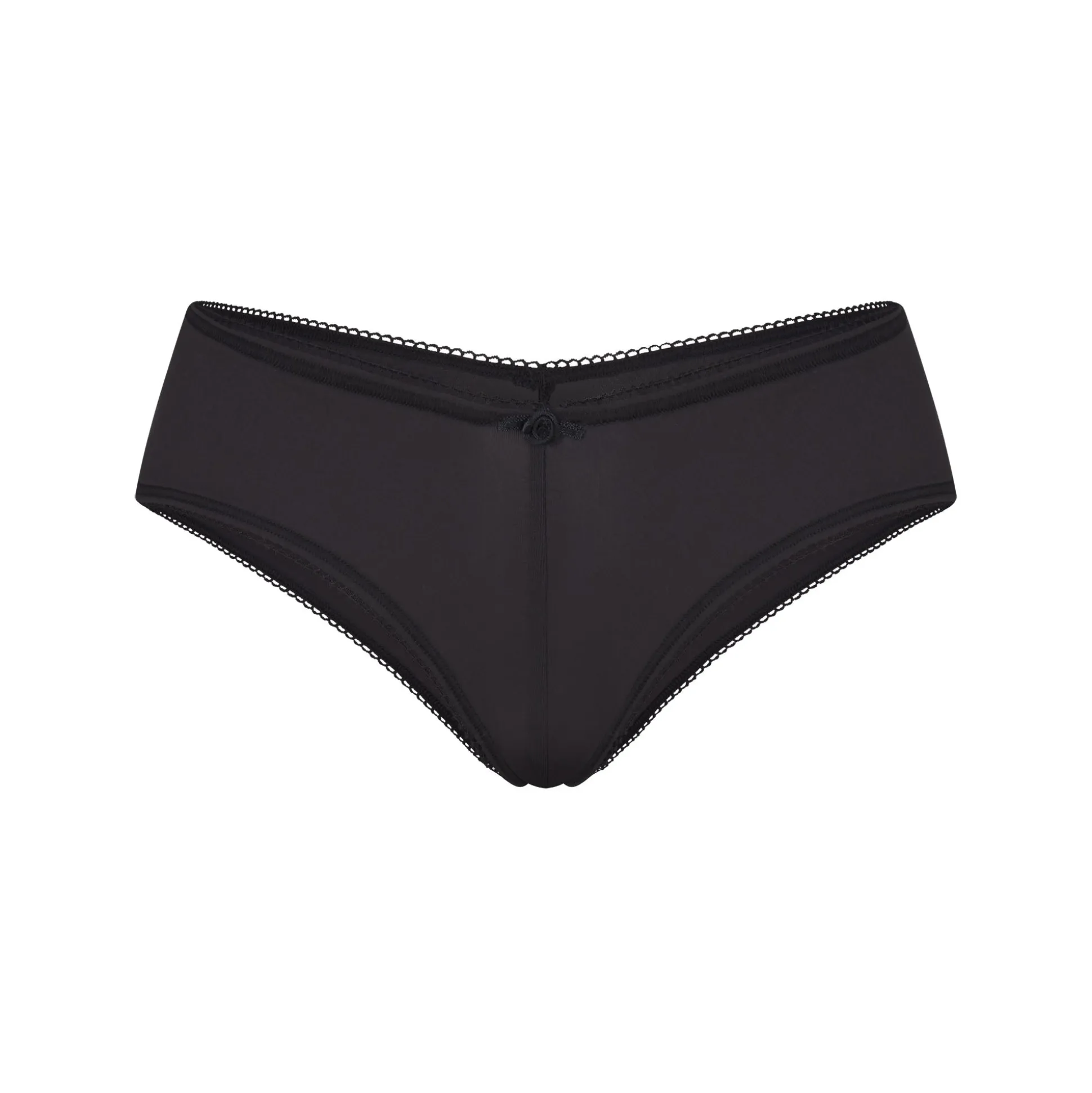 FITS EVERYBODY PICOT TRIM TANGA | ONYX