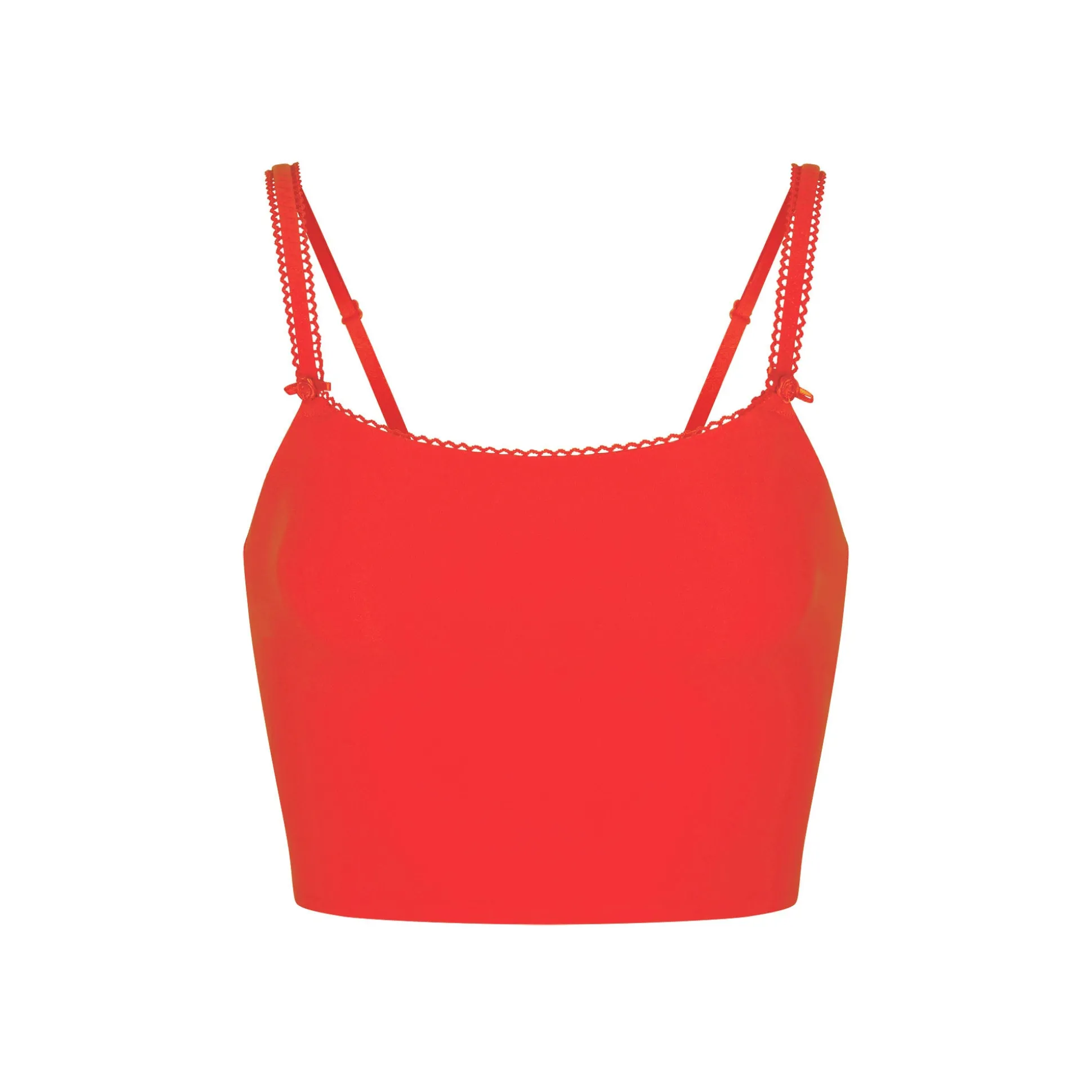 FITS EVERYBODY PICOT TRIM CROPPED CAMI | RUBY