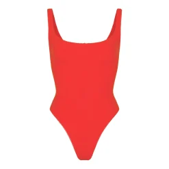 FITS EVERYBODY PICOT TRIM SQUARE NECK BODYSUIT | RUBY