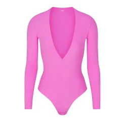 FITS EVERYBODY PLUNGE BODYSUIT | NEON ORCHID