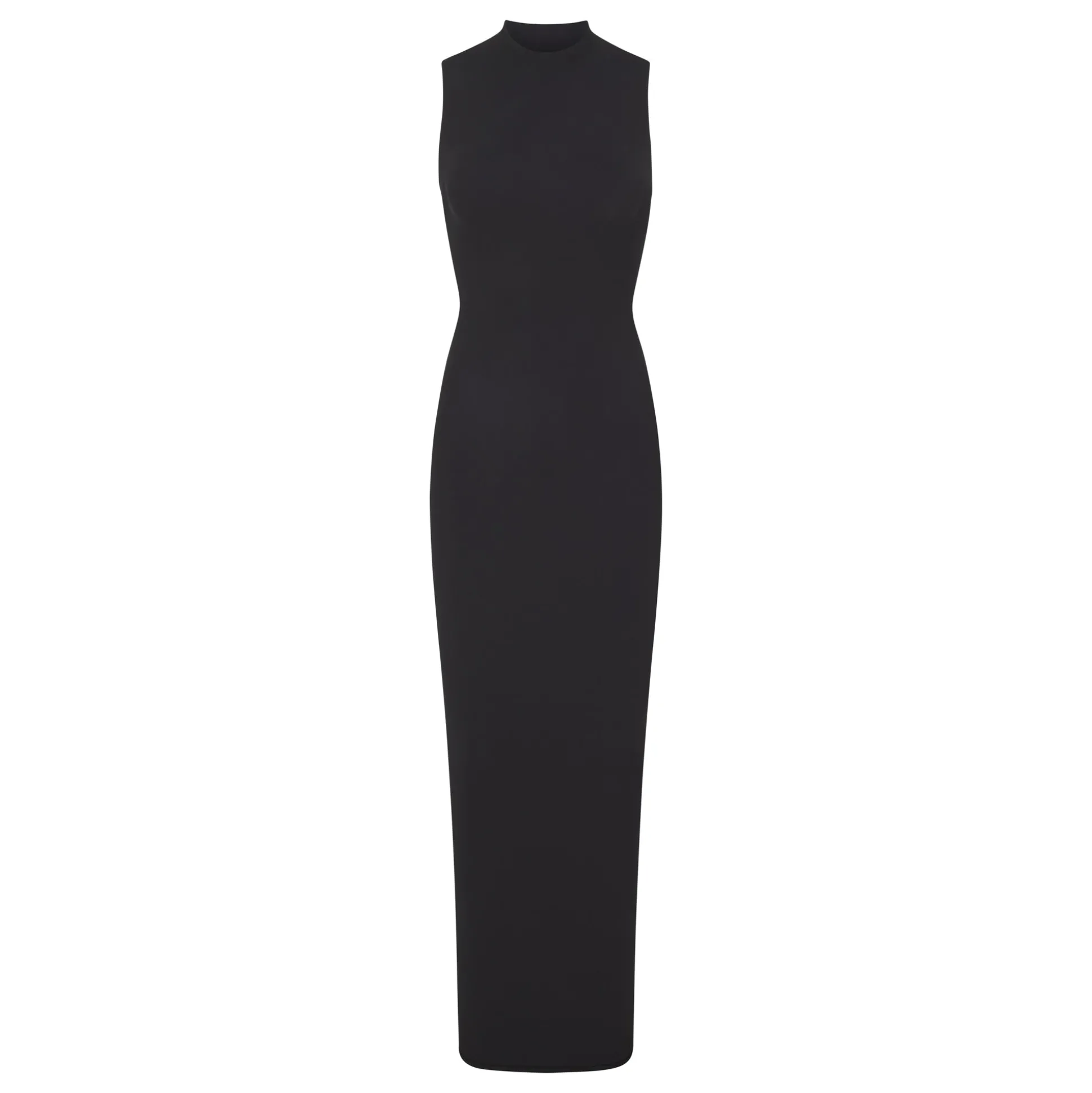 FITS EVERYBODY SLEEVELESS MOCK NECK DRESS | ONYX