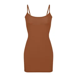 FITS EVERYBODY SLIP DRESS | BRONZE