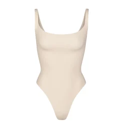 FITS EVERYBODY SQUARE NECK BODYSUIT | SAND
