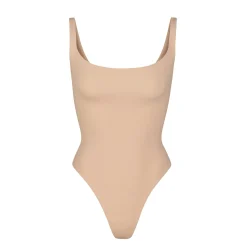 FITS EVERYBODY SQUARE NECK BODYSUIT | CLAY