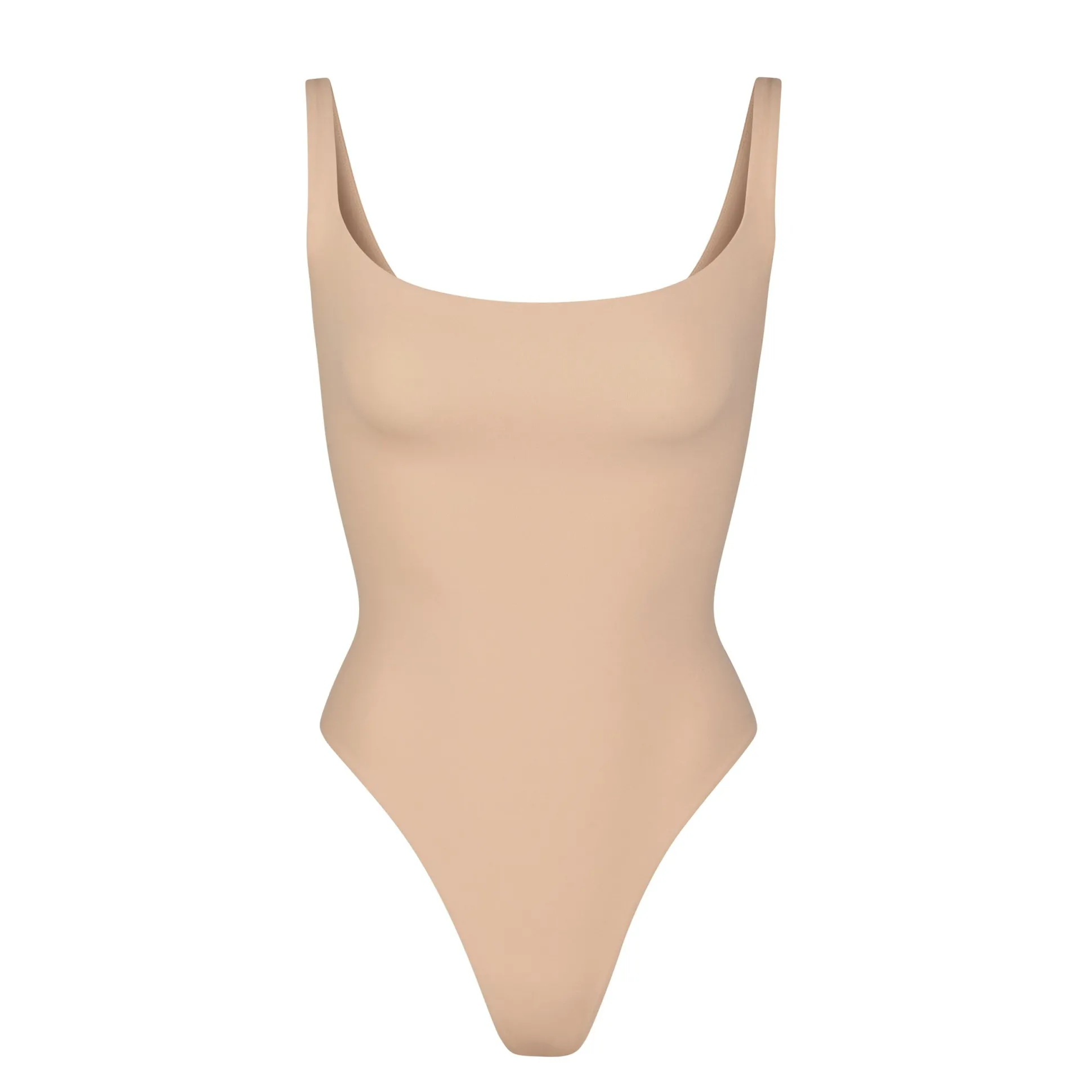 FITS EVERYBODY SQUARE NECK BODYSUIT | CLAY