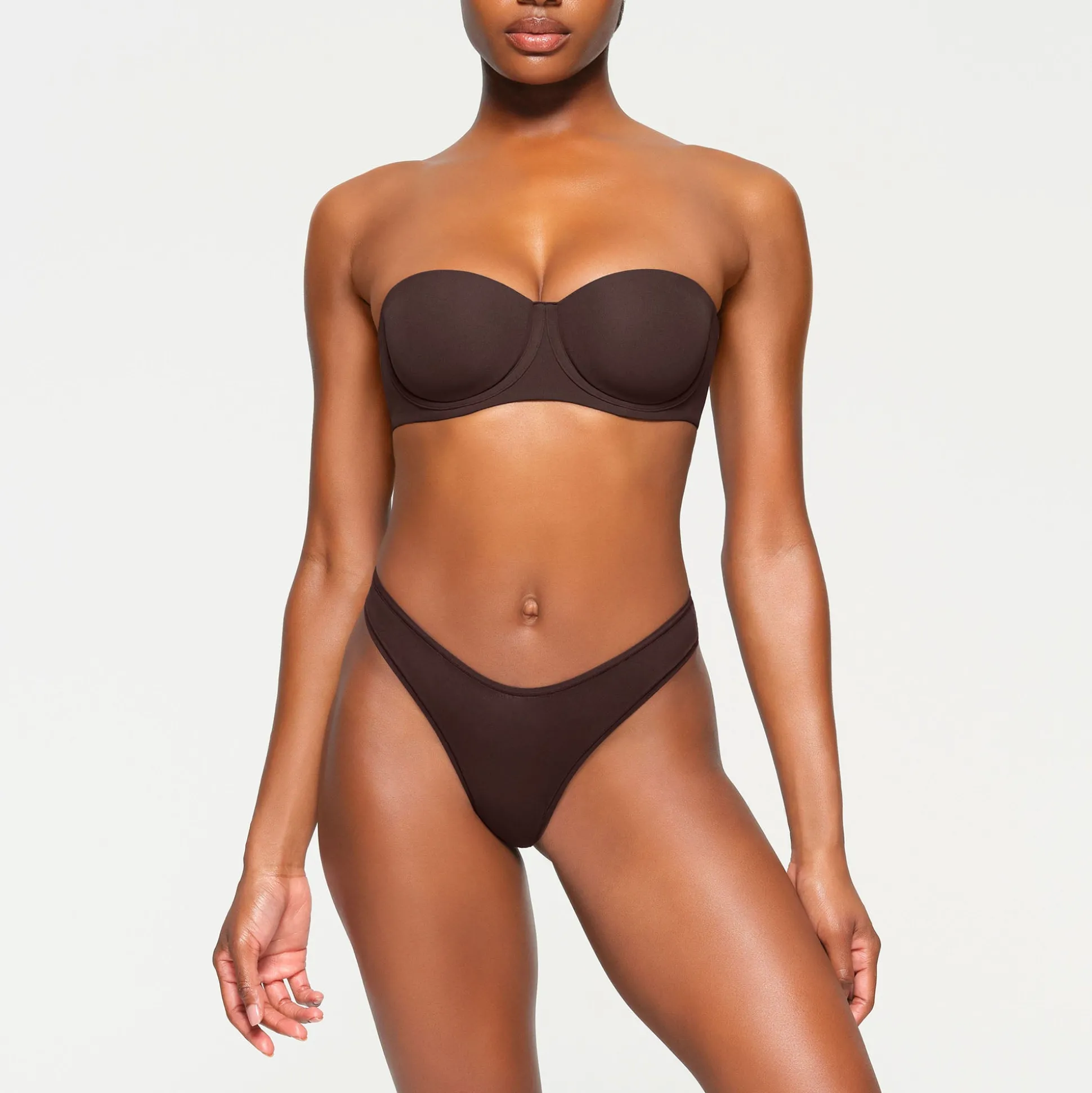 FITS EVERYBODY STRAPLESS BRA | ESPRESSO